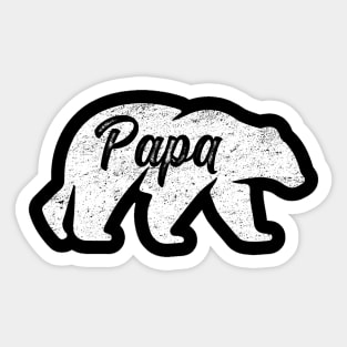 'Papa Bear' Cool Papa Bear Camping Sticker